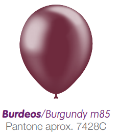 Balloons - Metallic Burgundy