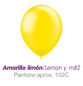 Balloons - Metallic Lemon Yellow