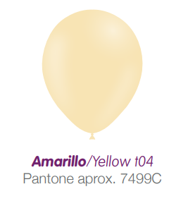 Balloons - Matte Yellow